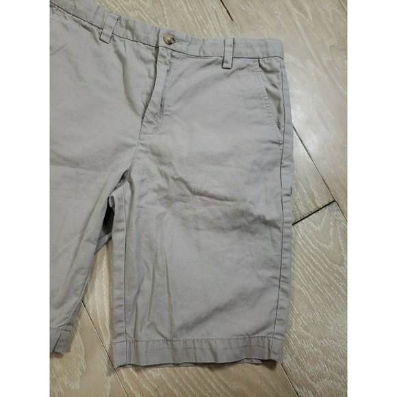 Vineyard Vines Boys Size 16 YOUTH Bermuda Shorts 100% Cotton Khaki Tan - Picture 2 of 8